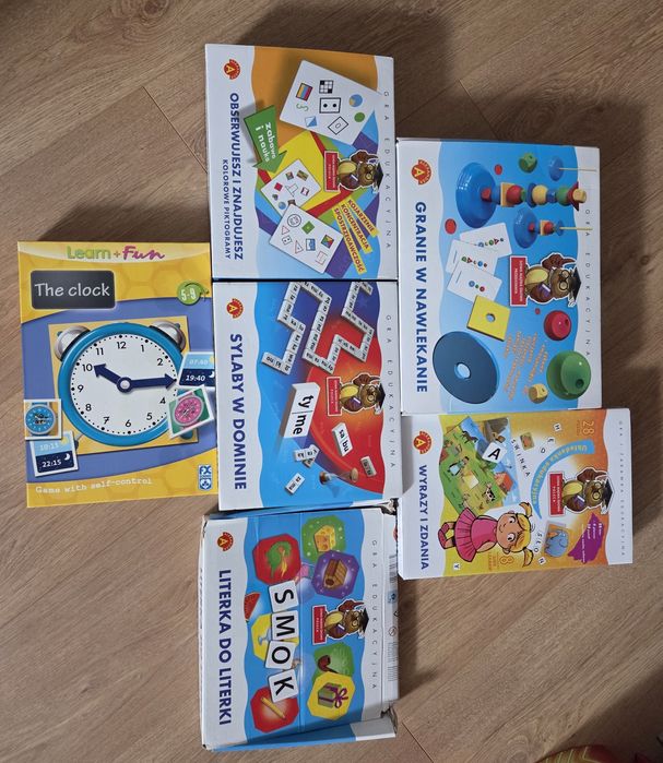 Sprzedam 6 gier edukacyjnych