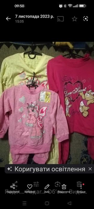 Піжами для дівчаток