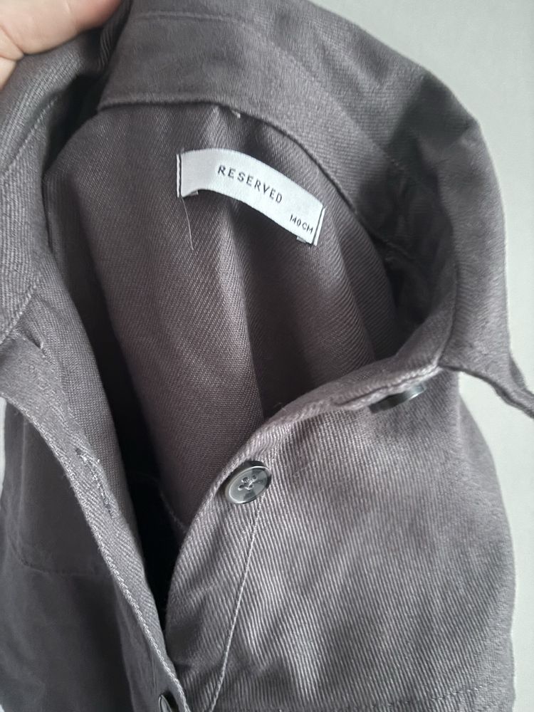 Trzy jeansowe sukienki 140