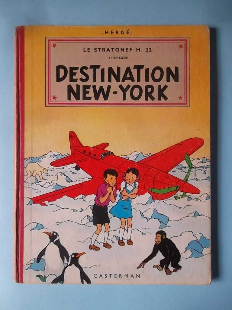 HERGÉ - Le Stratonef H22 - Partes 1 e 2 - Ed. Casterman 1958/59