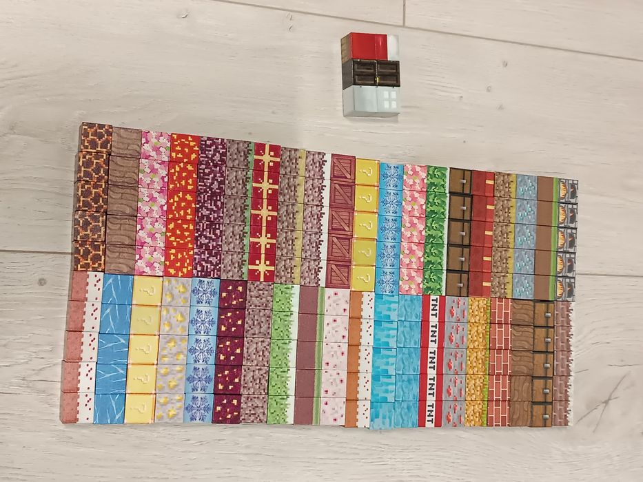 Klocki magnetyczne Minecraft 200szt plus gratis