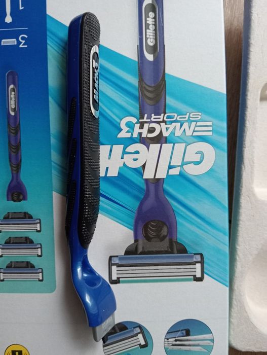 Nowa oryginalna Gillette Mach 3 rączka maszynka do golenia bez nożyki