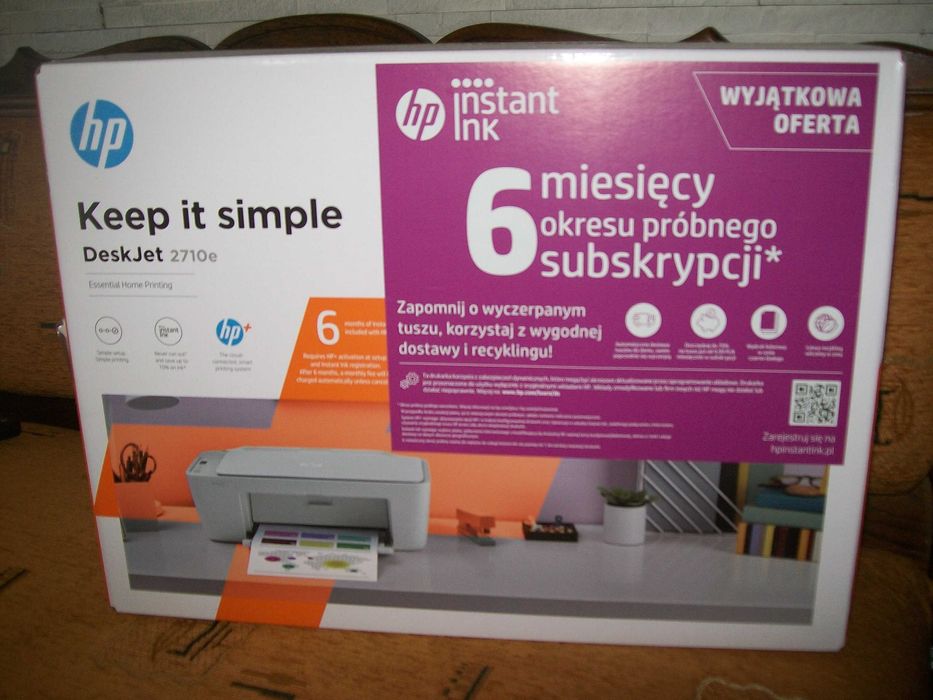 nowe Hp urządzenie wielofunkcyjne z tuszami drukarka skaner ksero