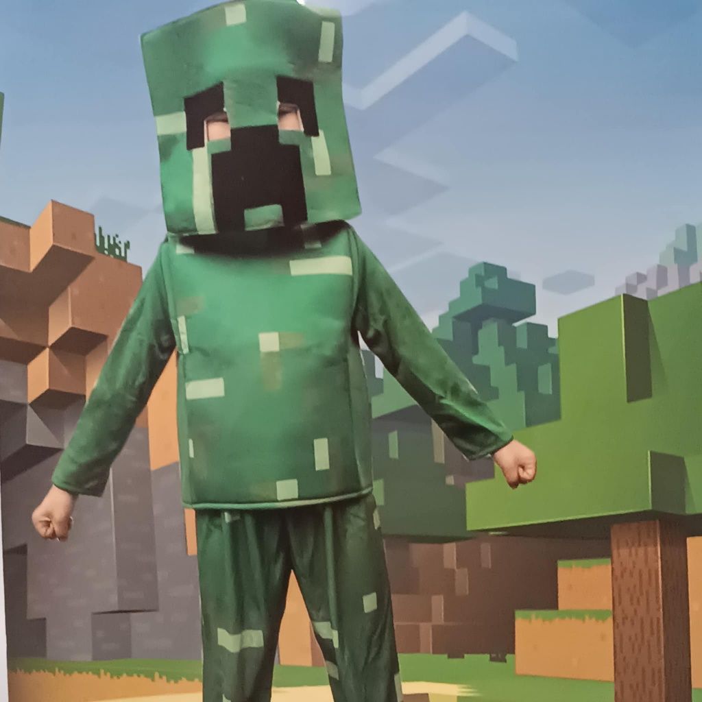 kostium strój Minecraft Creeper roz. s