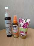 Olejek do włosów , woda lamelarna body scrub