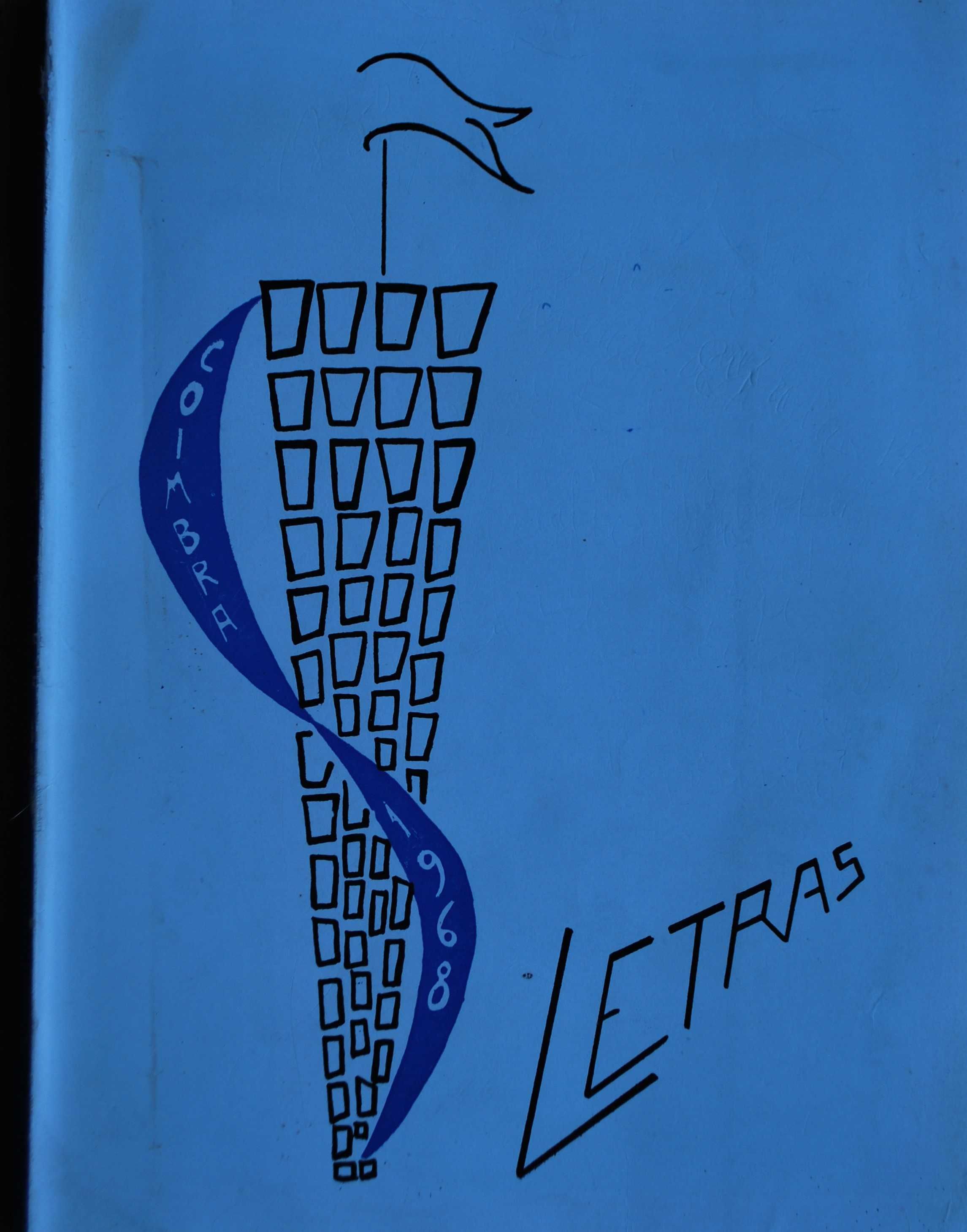 Letras Coimbra 1968 (Composto Identificação de 130 Fitados de Letras)