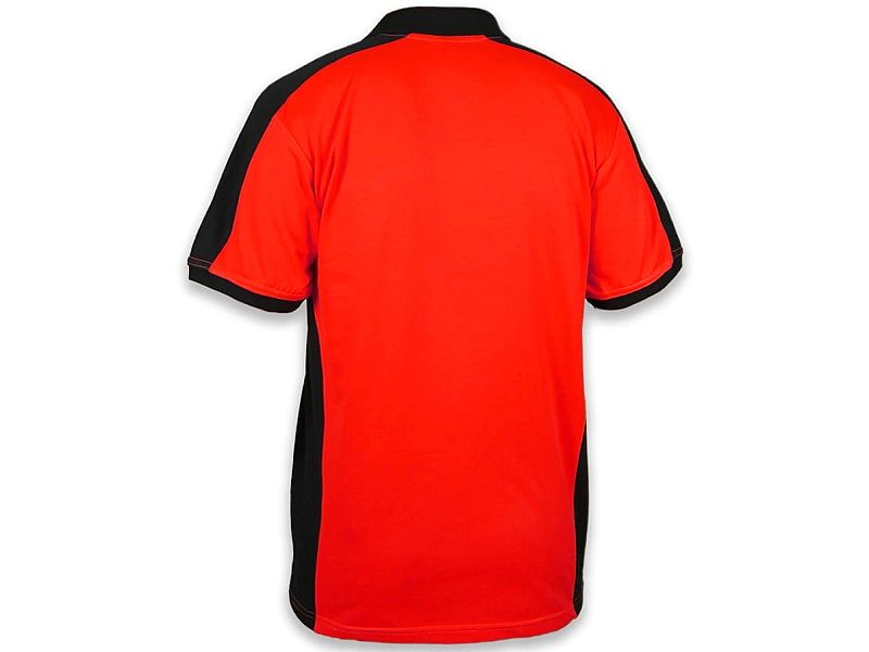 Koszulka Polo FLUO męska RATOWNICTWO MEDYCZNE niebieskie logo (XS)