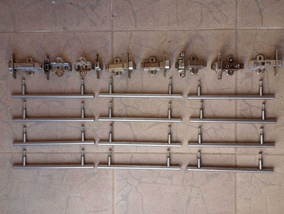 conjunto de 12 puxadores para armários e gavetas