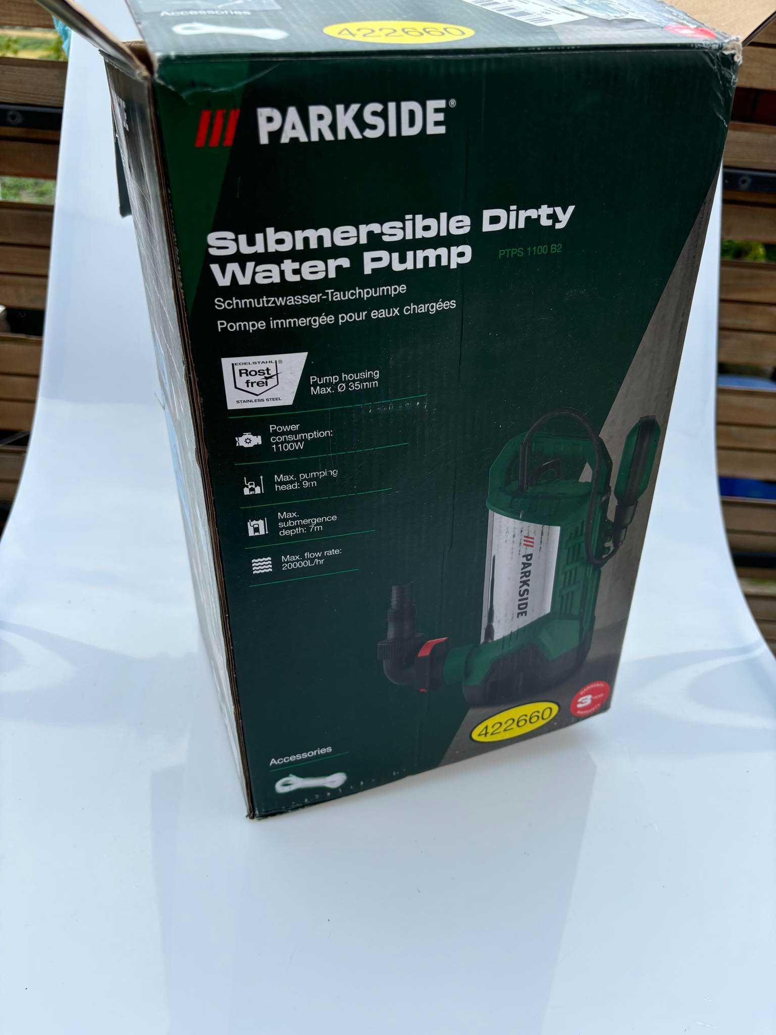 PARKSIDE Pompa zanurzeniowa do wody PTPS 1100 B2