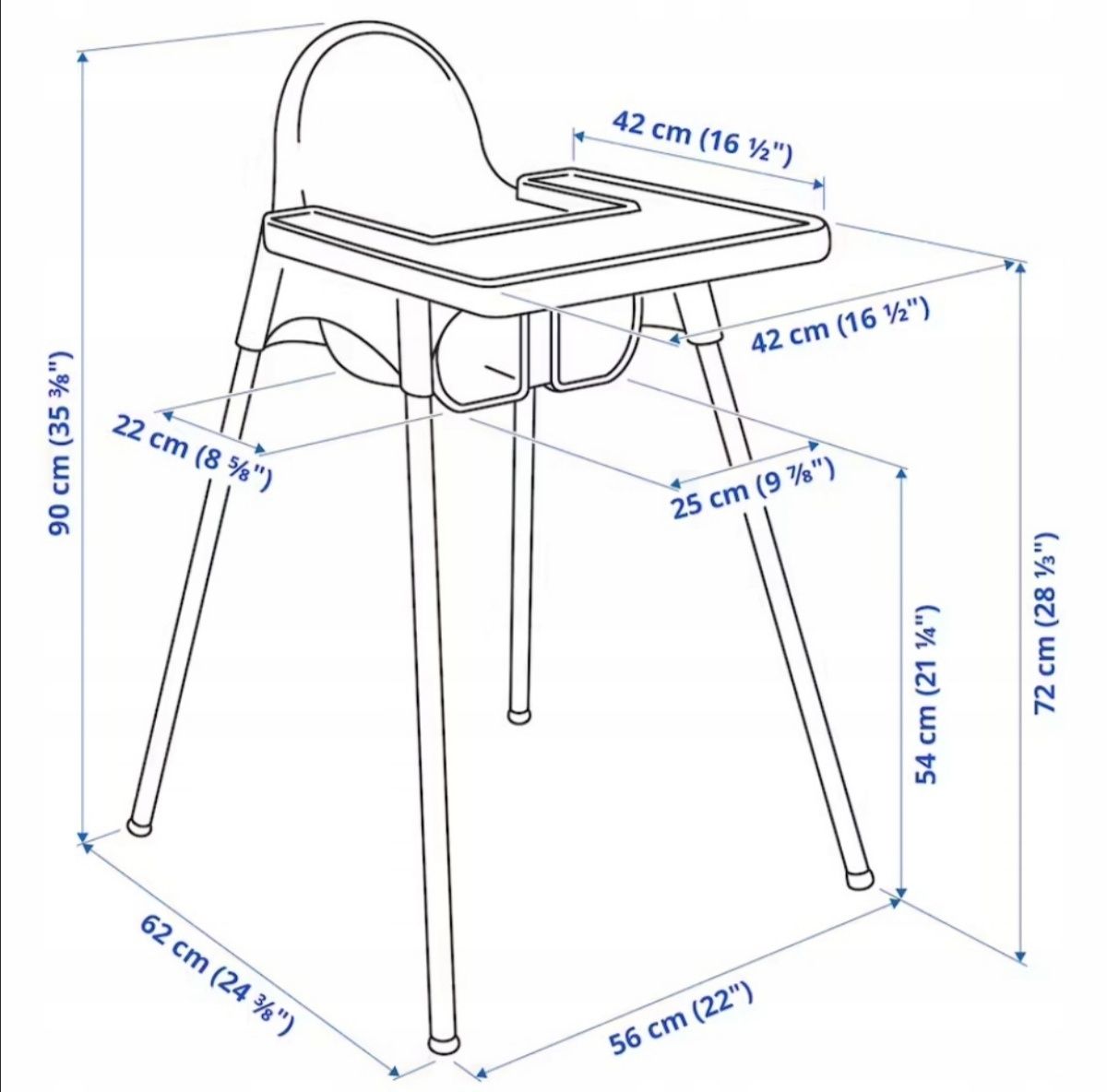 Krzesełko IKEA Antilop.