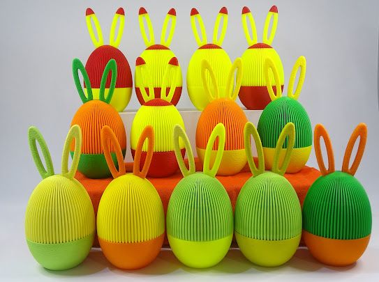 Jajko z uszami,Królik 13cm,zakręcany schowek na drobiazgi,różne Kolory