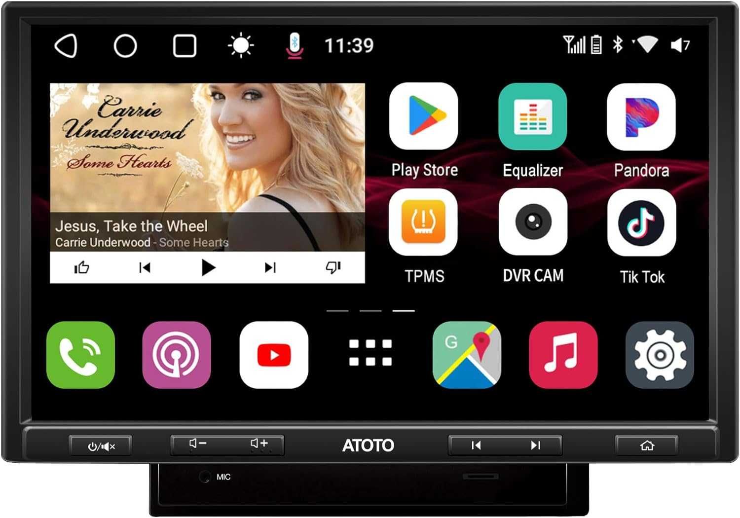 ATOTO S8 Pro 10,1" Android Auto CarPlay aptX QLED 2 DIN