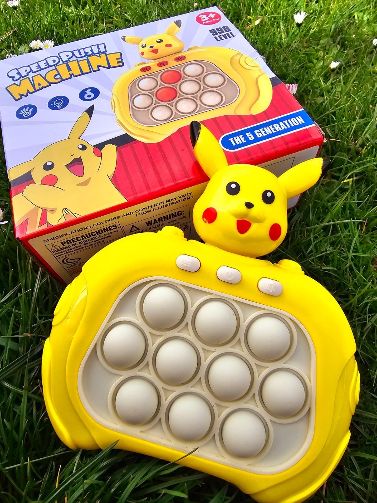 Gra dla dzieci PopIt Pikachu Pokemon nowa zabawki