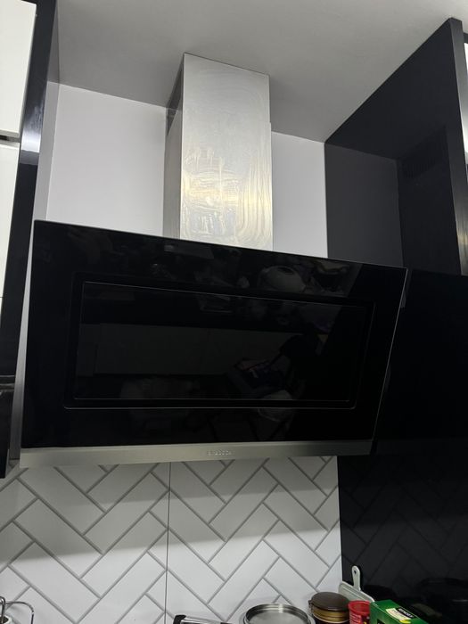 OKAZJA Meble kuchenne + wyspa biały połysk