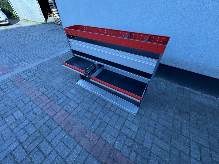 Regał warsztatowy samochodowy WURTH półki szuflady