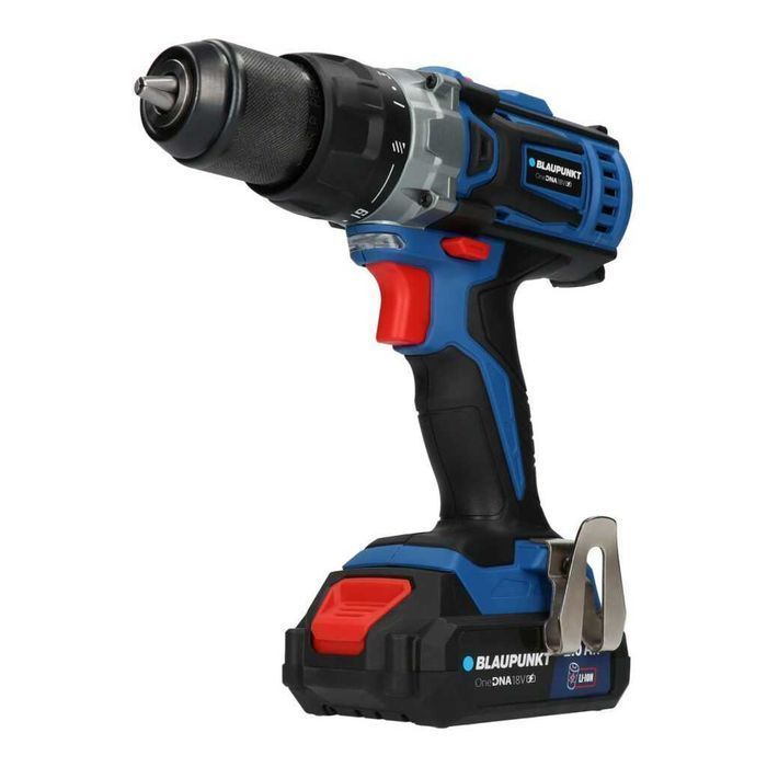 BLAUPUNKT Zestaw Wiertarko-wkrętarka 18V, Aku 2x2Ah, walizka+akcesoria