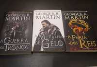 Livros Game of Thrones - (1⁰, 2⁰ e 3⁰) / 10€ cada livro