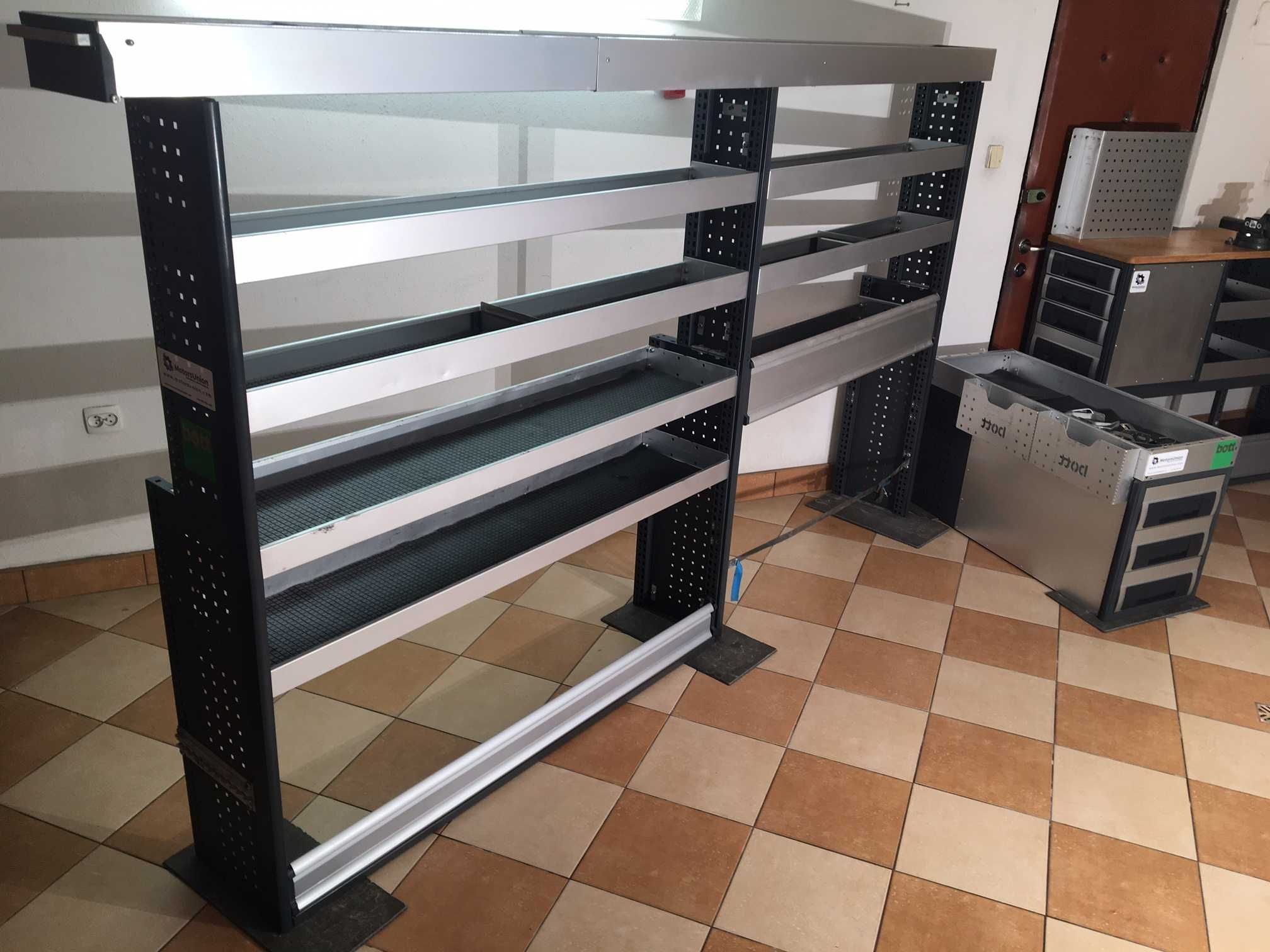 BOTT Zabudowa Serwisowa Warsztatowa Regał Transit Crafter Sprinter