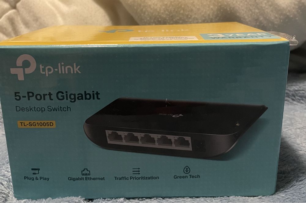 Switch tp-link de 5 portas