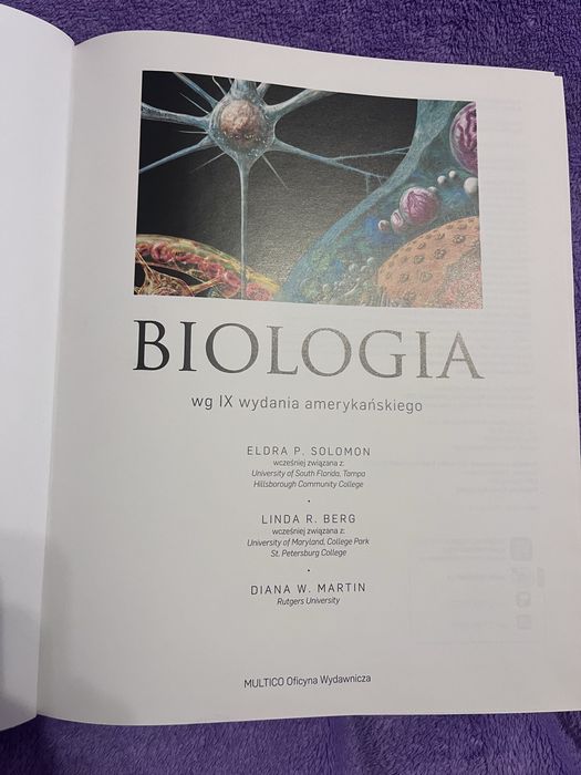 Biologia Ville Villego/ Solomon, Berg, Martin