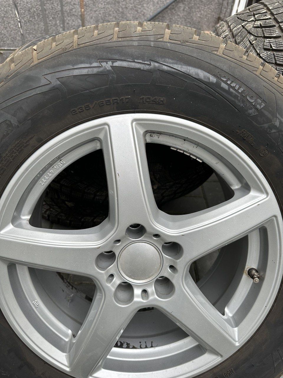 Диски титани R17 5x112 з шинами Goodyear 235/65 (Germany)