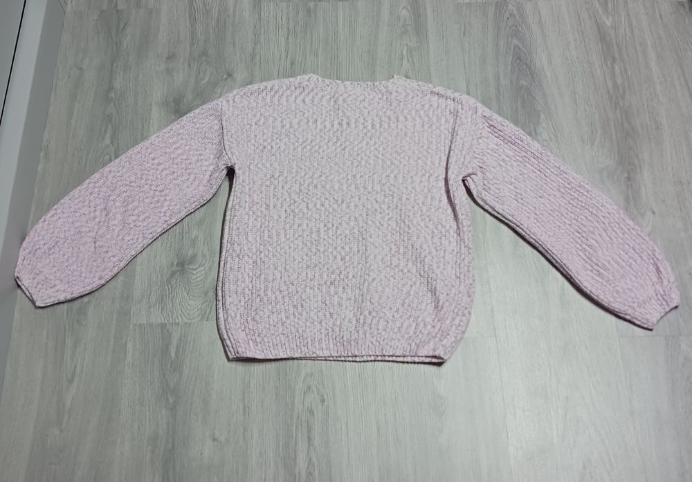 Sweter rozm. 146/152 dzianinowy znapisem unicorn