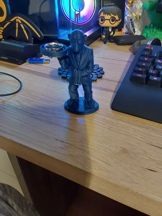 Mordomo Macaco Porta-Anéis