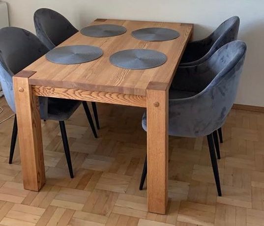 Stół drewniany 140x90