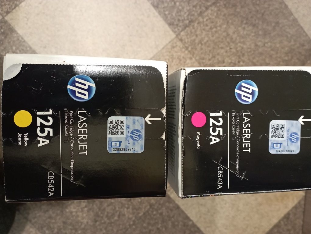 Картриджі hp 125a (cb542a, cb543a)