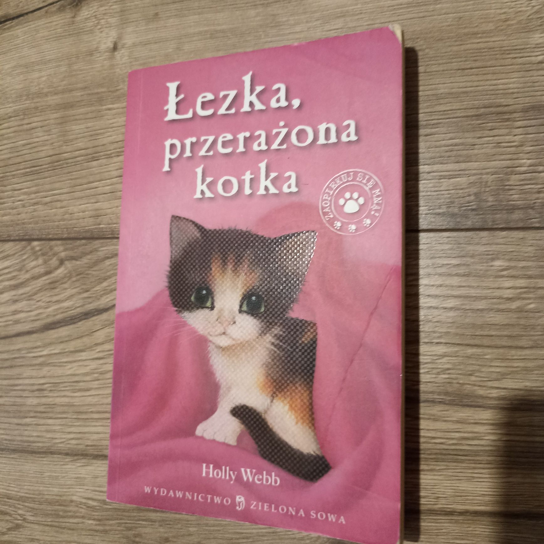 Książka: Łezka przerażona kotka