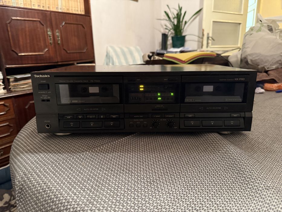 Leitor de cassetes duple Technics HX PRO