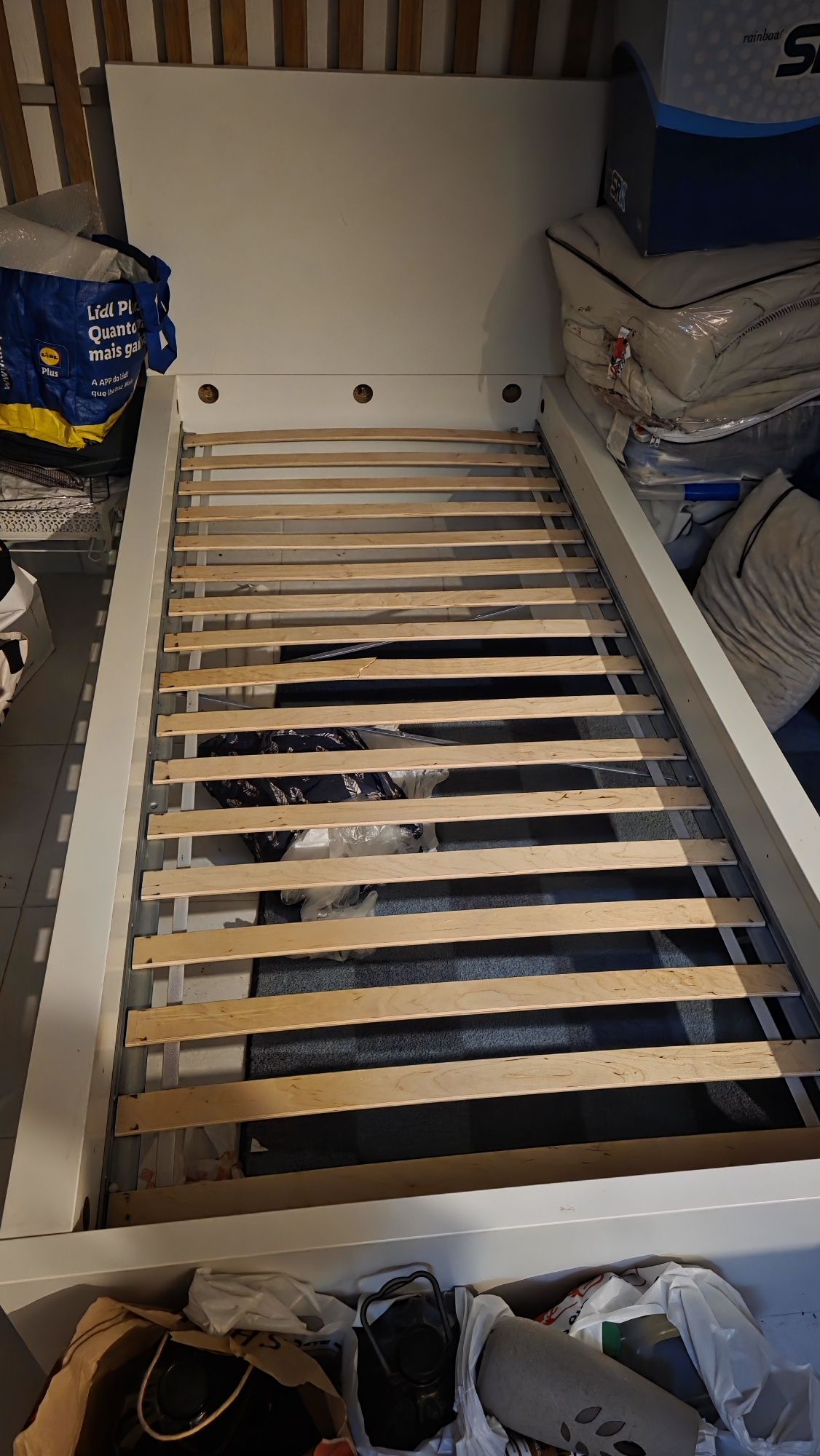 Colchão + Cama Ikea MALM de Solteiro - Despachar