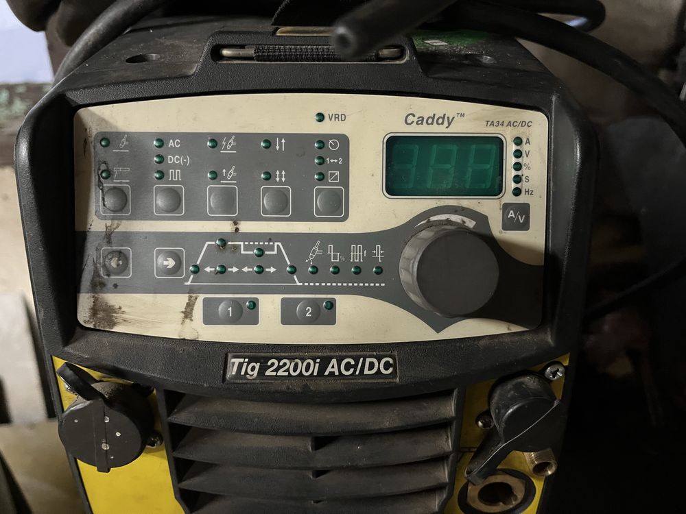 Spawarka Esab Tig 2200i AC/DC panel TA34