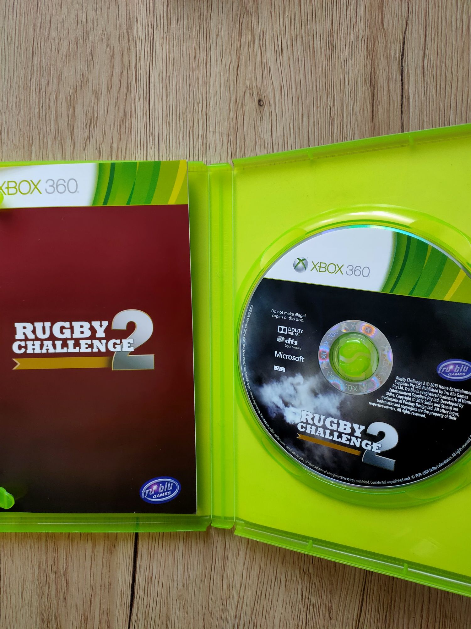 Rugby challenge 2 Xbox 360