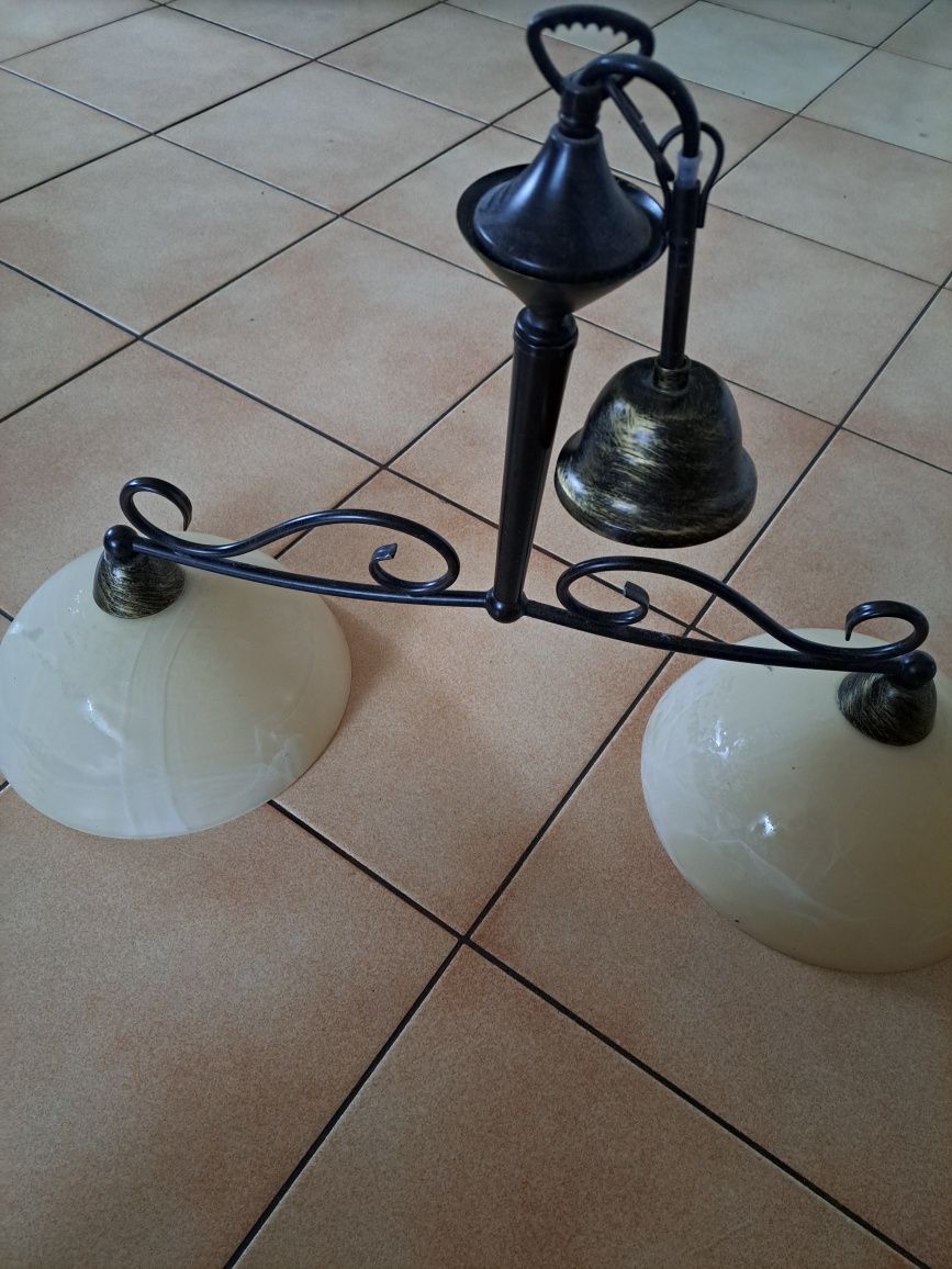Lampa wisząca podwójna