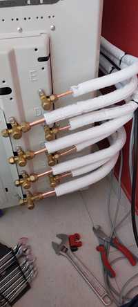 Instalação e manutenção ar condicionado  bombas de calor e aquecedores