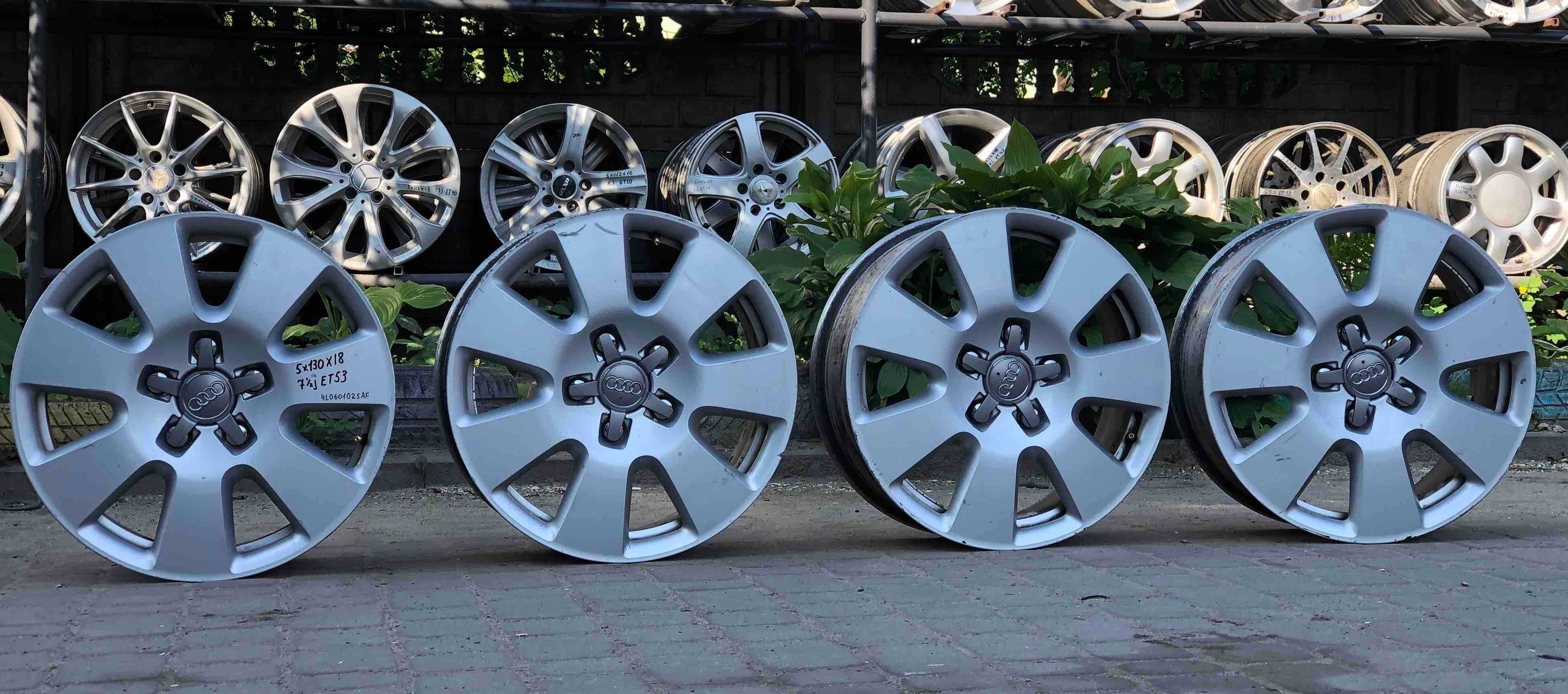 5 130 R18 Оригінальні  Диски Audi Q7  VW TOUAREG Renault Master II
