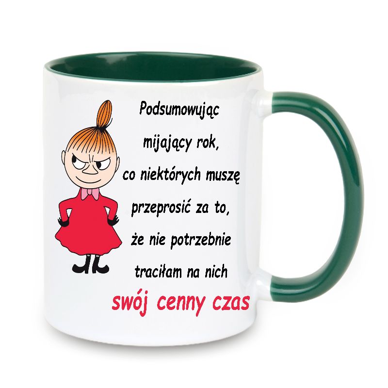 Kubek z nadrukiem Mała Mi, Muminki, Śmieszne, BCZ-MI-069