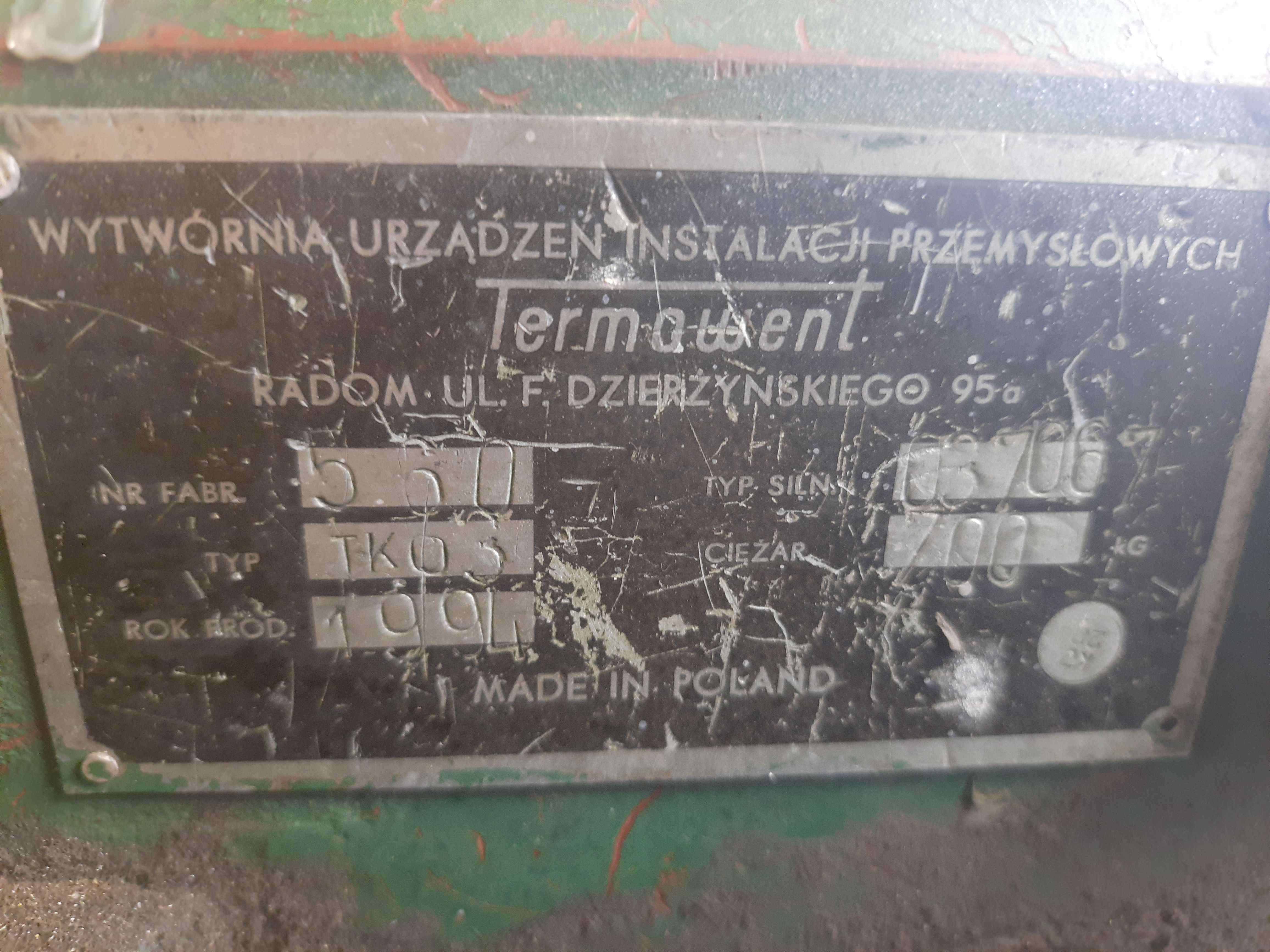 Felcarka do blach typu TK-03 f-my TERMOWENT