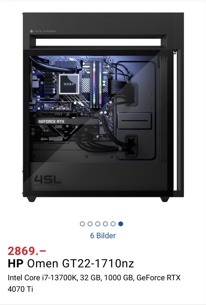 HP OMEN i7 13700k RTX 4070 Ti