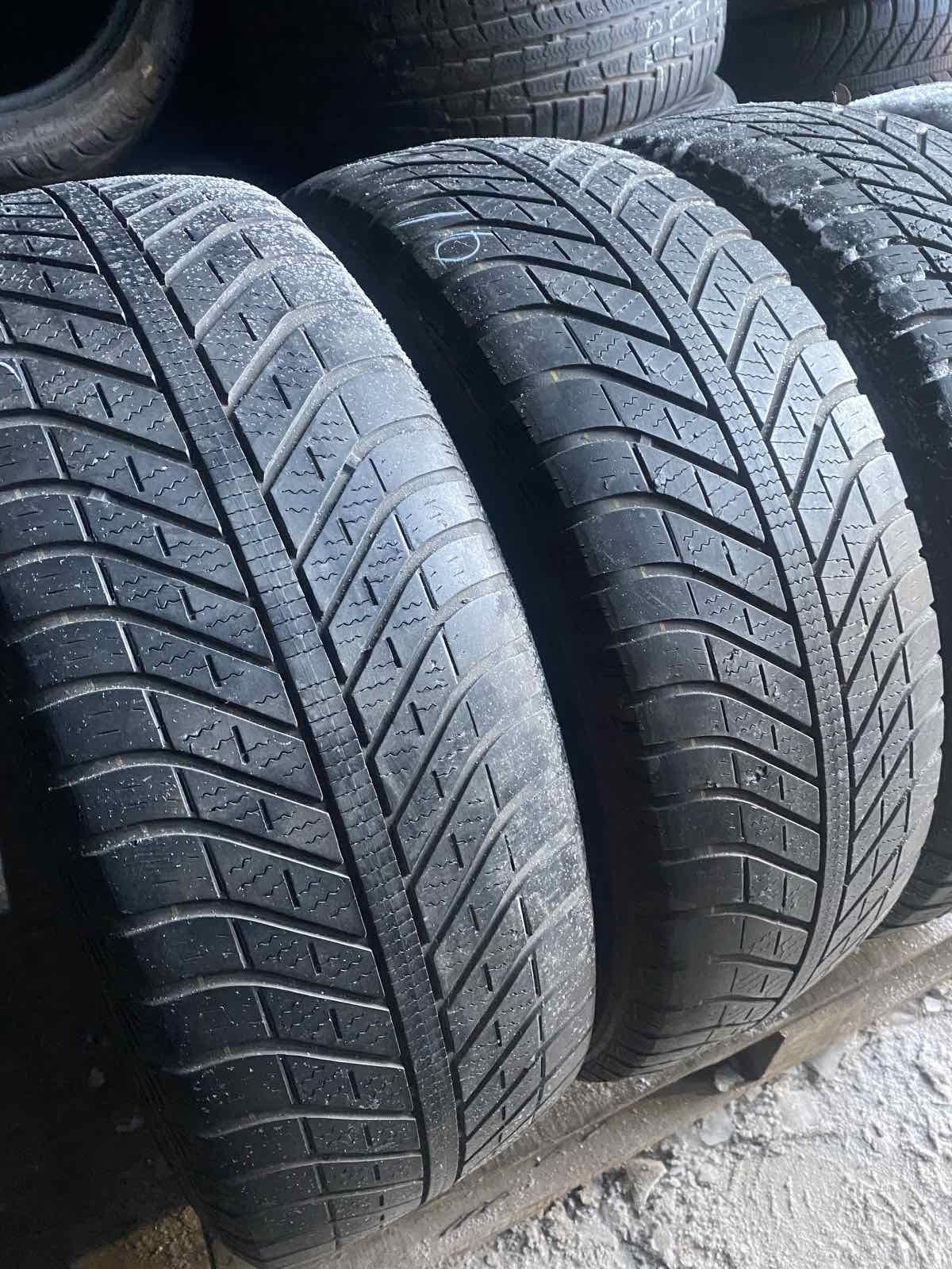 215.60.16 GoodYear 4шт БУ склад шины резина из Европы всесезон 60 R16