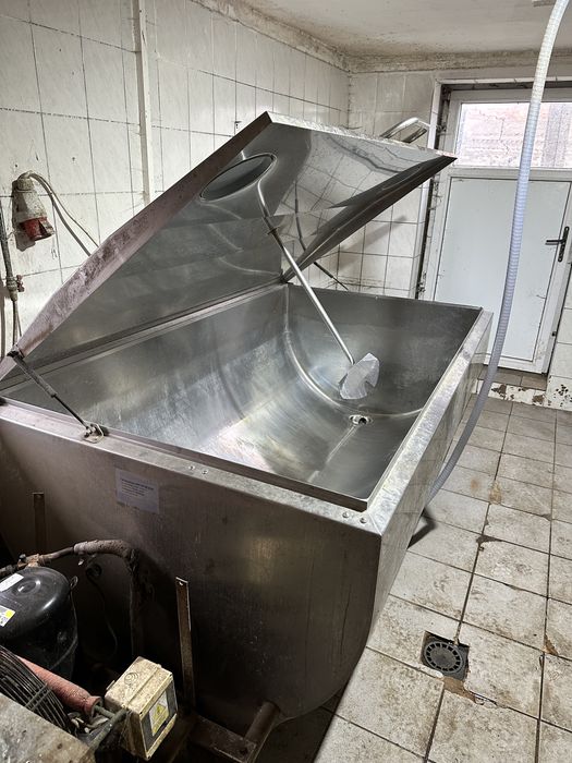 Zbiornik mleka 1500l wannowy