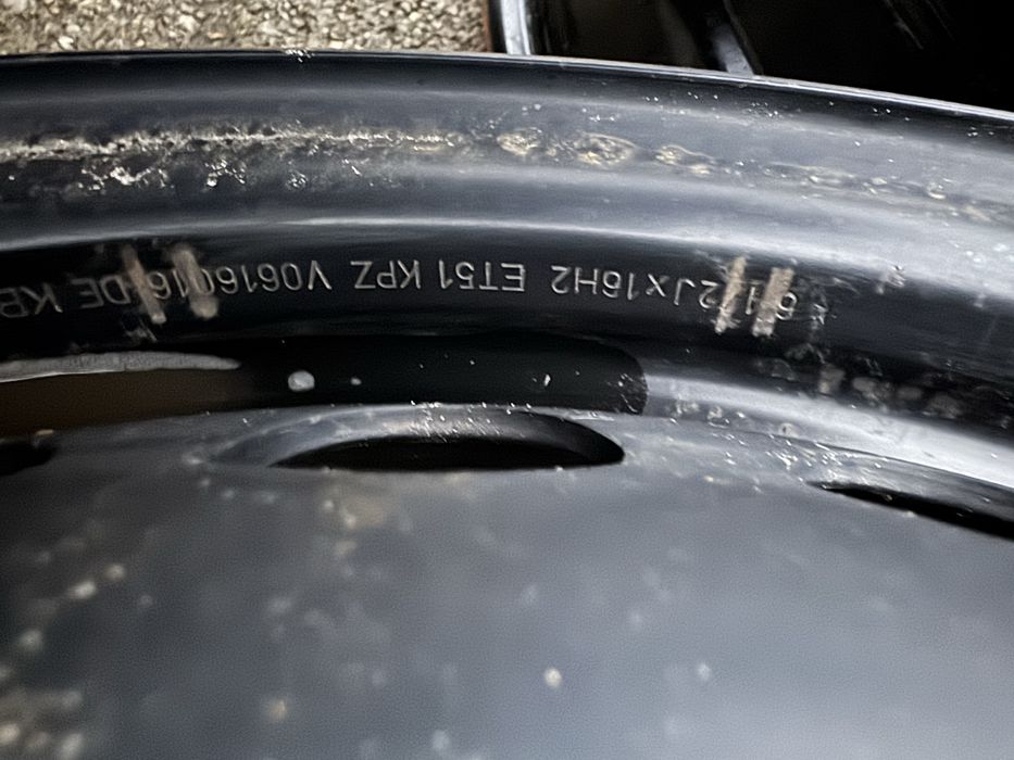 Felgi stalowe vw t5 5x120 16 cali 5x112 golf 5 15calii