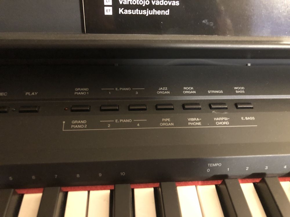 Цифровое фортепиано Yamaha P-105 Black