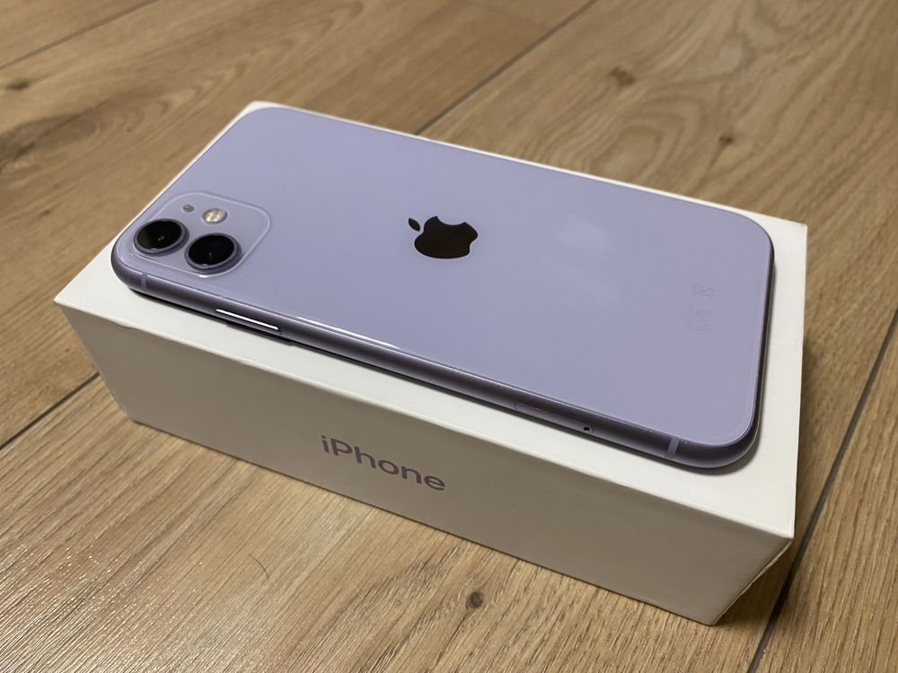 Idealny iPhone 11 64 GB PURPLE w bardzo dobrym stanie!