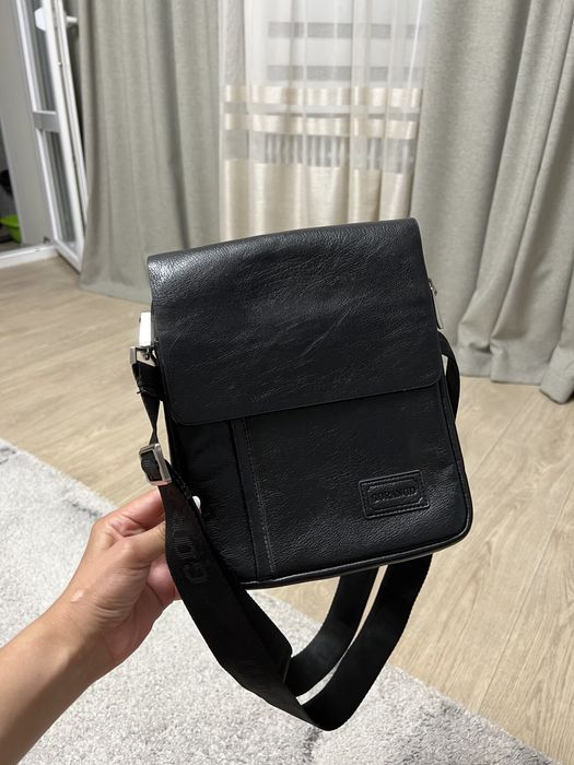 Стильна чоловіча барсетка через плече Gorangd