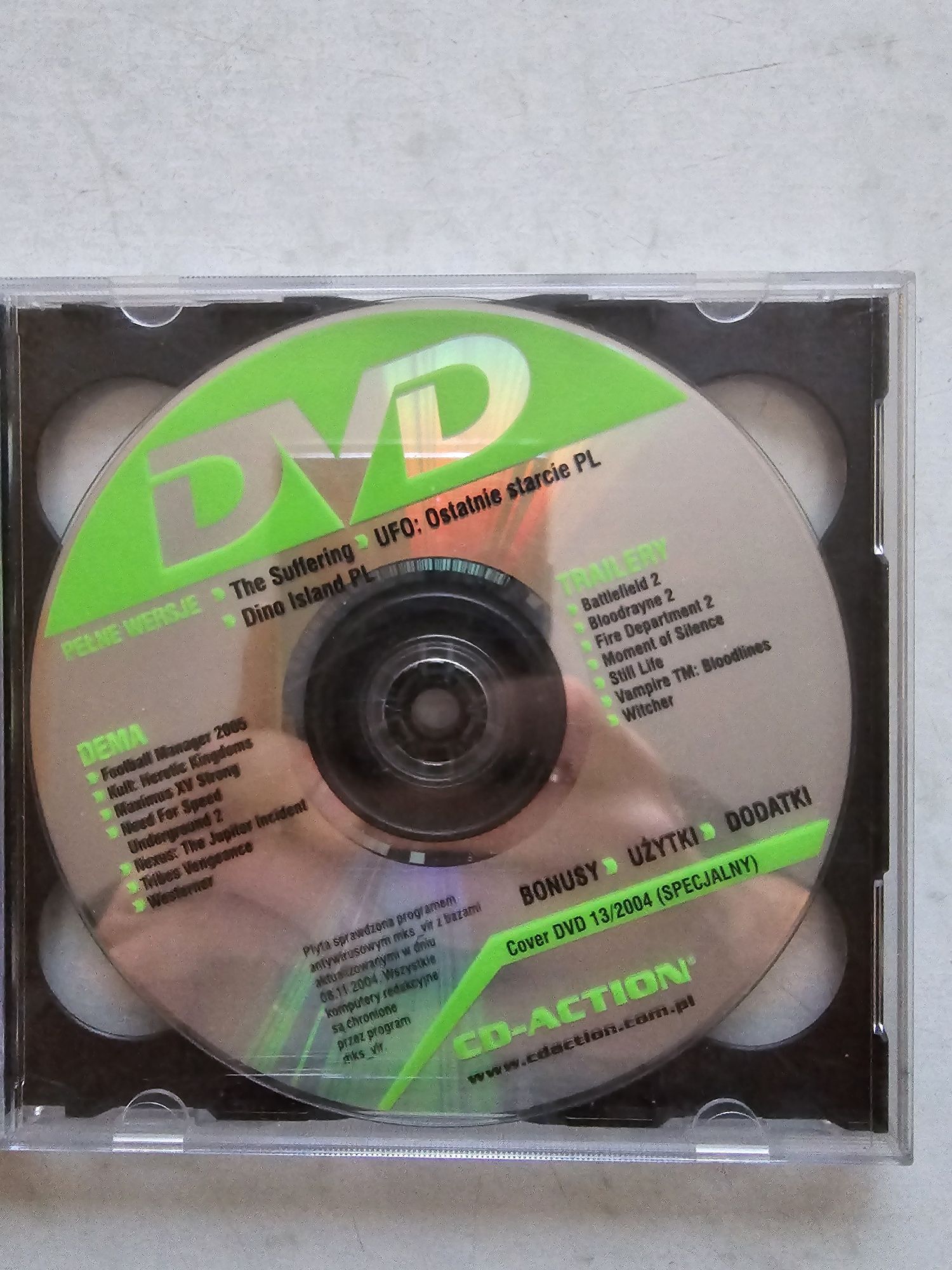 The Suffering UFO Ostatnie starcie i Dini Island CD Action 13/2004