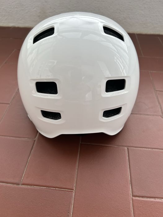 NOVO Capacete para Patins/Skate/Trotinete MF500 Branco