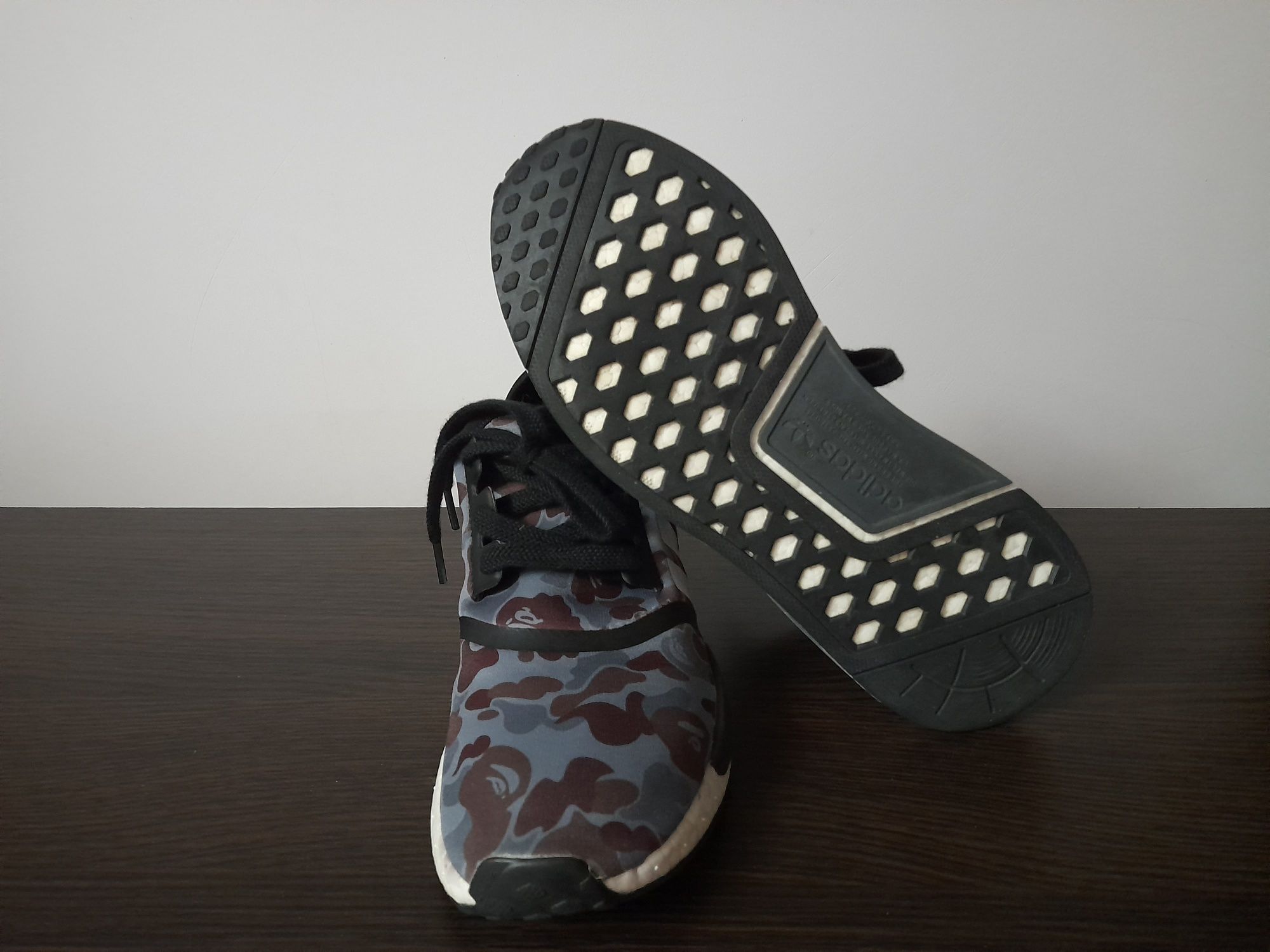 Оригинал кроссовки ADIDAS BAPE NMD_R1 унисекс 40 2/3( 25,5 см )