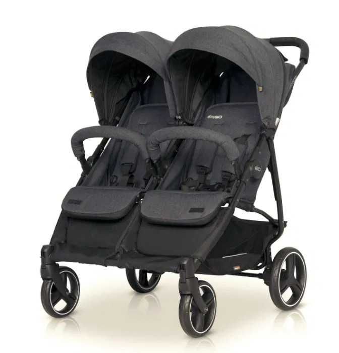 EasyGo Domino wózek dla bliźniąt spacerowy bliźniaczy od narodzin